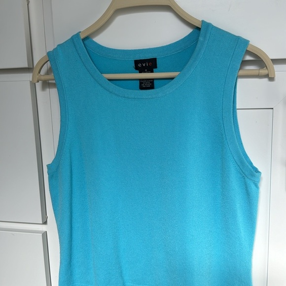 EVIE Bright Blue Sleeveless Work Top - Chic & Professional - Picture 2 of 7